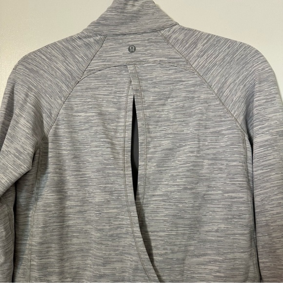 Lululemon Sunshine Salutation Jacket Womens 6 Gray - Picture 5 of 10